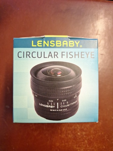 Lensbaby circular fisheye - circular, x