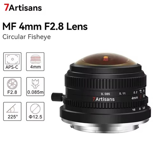7artisans 8 obiettivo - mm, f2.8
