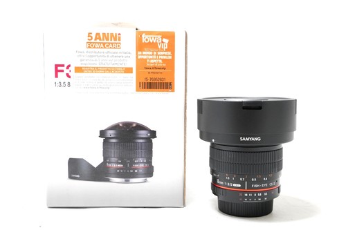 Obiettivo manuale samyang 8mm - samyang,